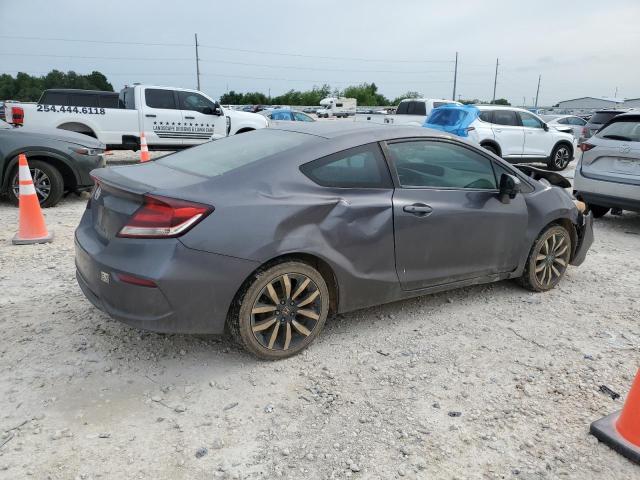 HONDA CIVIC EXL 2014 gray coupe gas 2HGFG3B04EH506083 photo #4