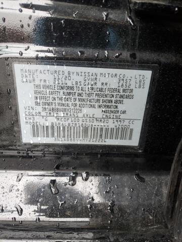 2021 NISSAN SENTRA S - 3N1AB8BV4MY212226