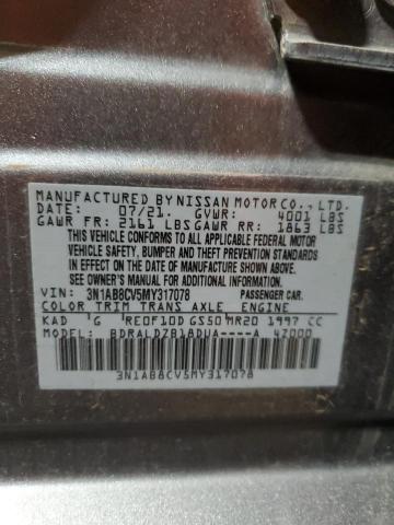 2021 NISSAN SENTRA SV - 3N1AB8CV5MY317078
