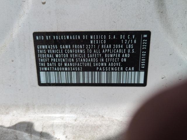 2017 VOLKSWAGEN GTI S - 3VW4T7AU0HM034562