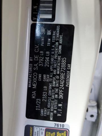 2024 KIA FORTE LX 3KPF24AD9RE728885