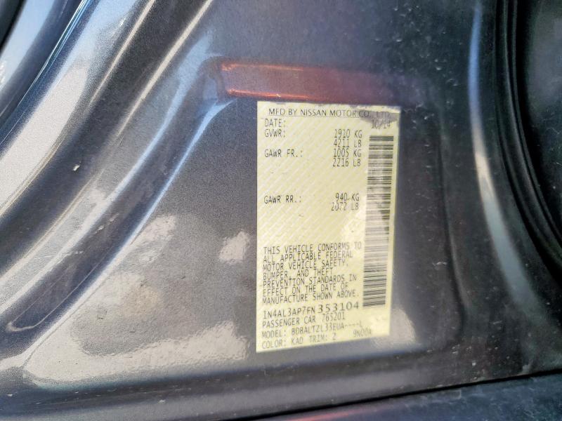 2015 NISSAN ALTIMA 2.5 - 1N4AL3AP7FN353104