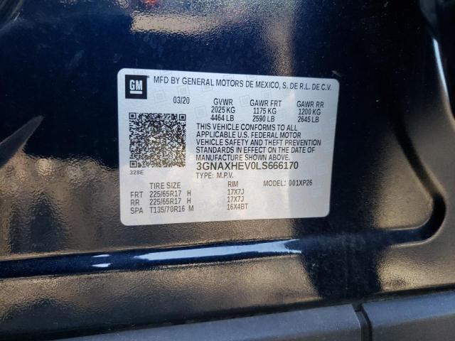 2020 CHEVROLET EQUINOX LS - 3GNAXHEV0LS666170
