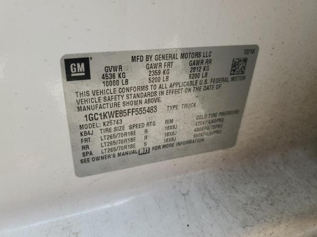 2015 CHEVROLET SILVE 2500 1GC1KWE85FF555483