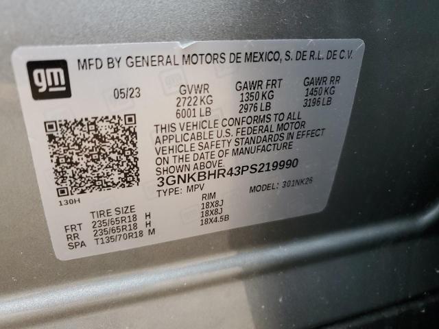 2023 CHEVROLET BLAZER 2LT - 3GNKBHR43PS219990