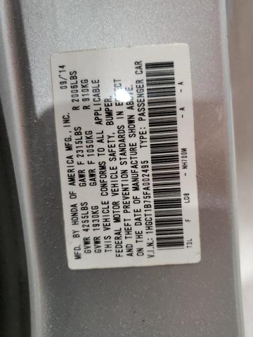 2015 HONDA ACCORD EX - 1HGCT1B75FA002495
