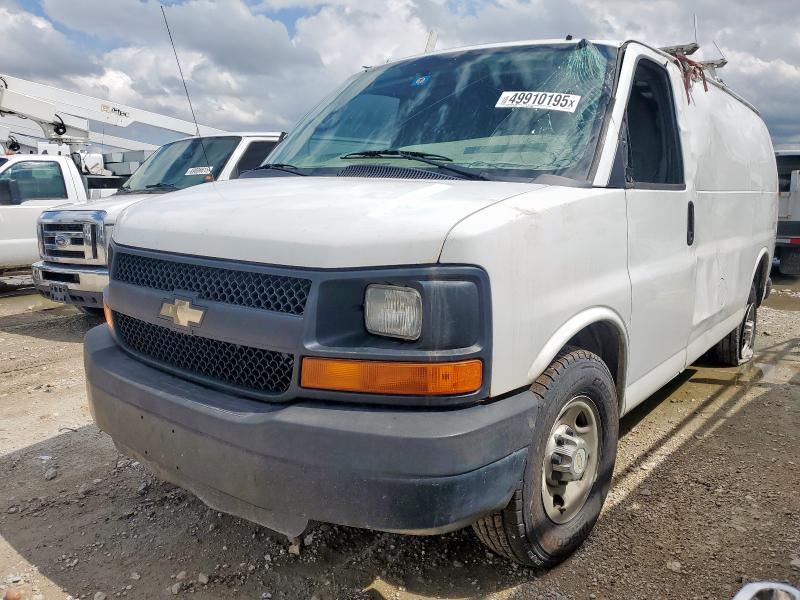 CHEVROLET EXPRESS G2 2014 white cargo va flexible fuel 1GCWGFBA0E1125421 photo #1