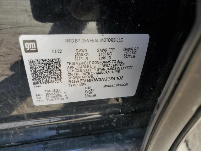 2022 BUICK ENCLAVE PR - 5GAEVBKW0NJ134482