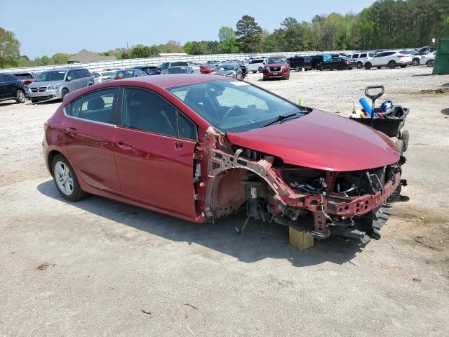 Vin: 3g1be6sm5hs582090, lot: 51450965, chevrolet cruze lt 20174