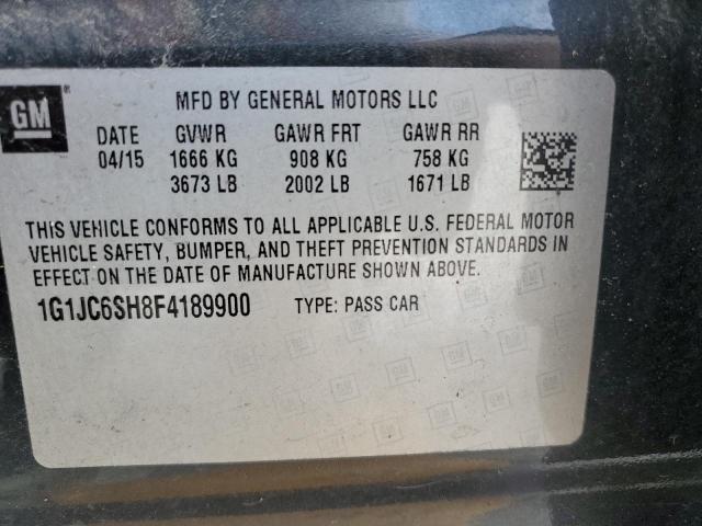 2015 CHEVROLET SONIC LT - 1G1JC6SH8F4189900