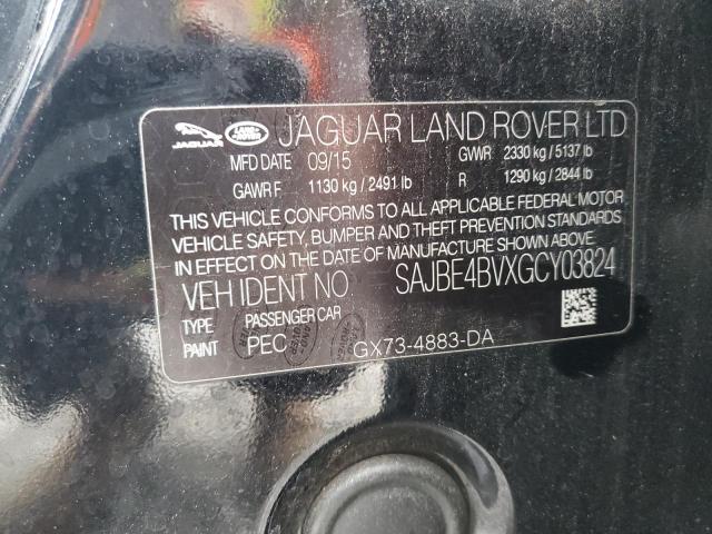 2016 JAGUAR XF PRESTIG - SAJBE4BVXGCY03824