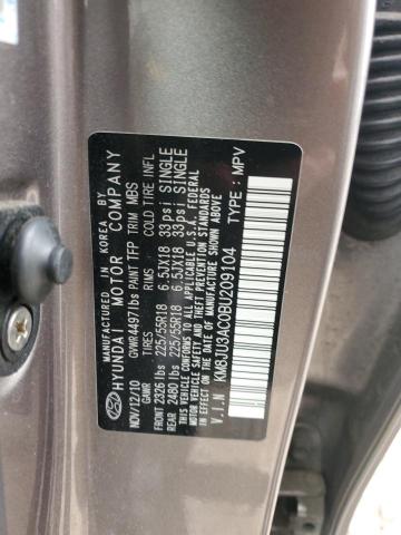 2011 HYUNDAI TUCSON GLS - KM8JU3AC0BU209104