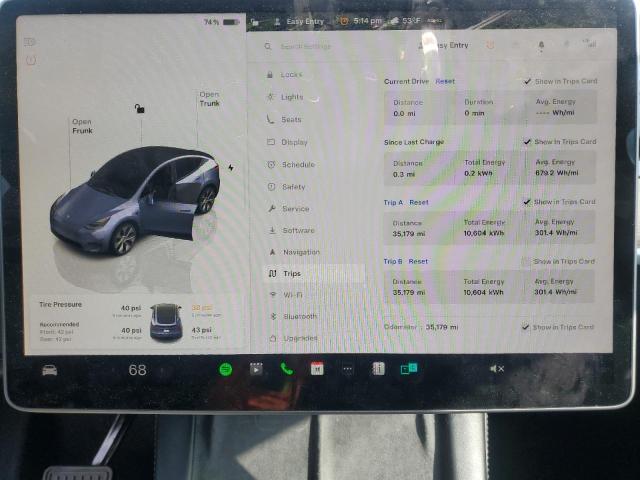 2023 TESLA MODEL Y - 7SAYGDEE2PA024693