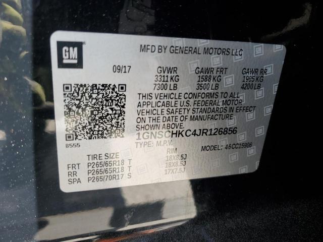 2018 CHEVROLET SUBURBAN C - 1GNSCHKC4JR126856