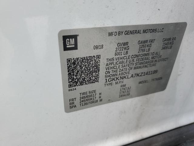 2019 GMC ACADIA SLE - 1GKKNKLA7KZ141189
