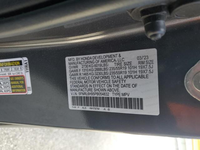2023 HONDA ODYSSEY EL 5FNRL6H95PB054832