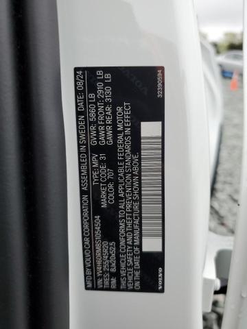 2025 VOLVO XC60 ULTRA YV4H60RM8S1054504