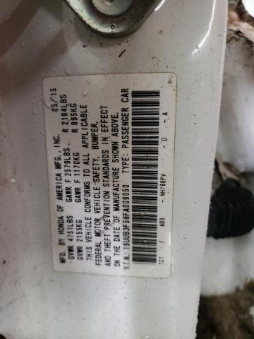 2015 ACURA TLX TECH - 19UUB3F58FA009050