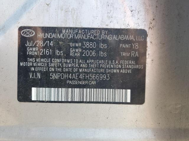 2015 HYUNDAI ELANTRA SE - 5NPDH4AE4FH566993