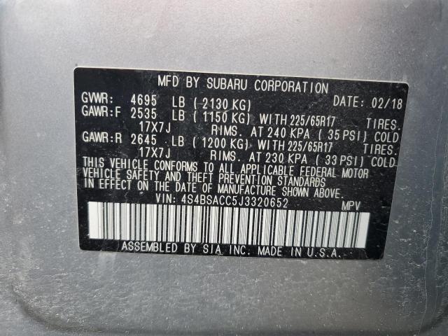 2018 SUBARU OUTBACK 2. - 4S4BSACC5J3320652
