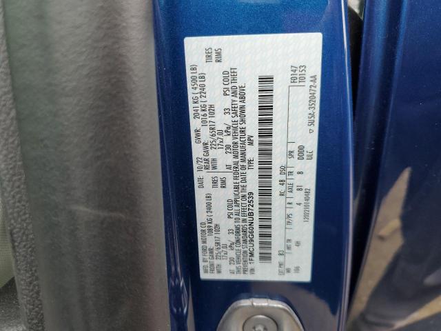 2022 FORD ESCAPE SE - 1FMCU9G60NUB72539