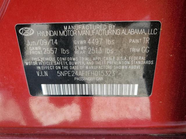 2015 HYUNDAI SONATA SE - 5NPE24AF1FH015323