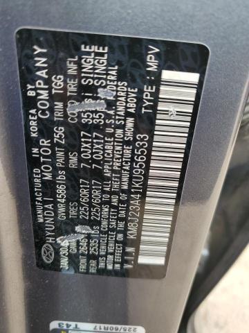 2019 HYUNDAI TUCSON SE - KM8J23A41KU956533