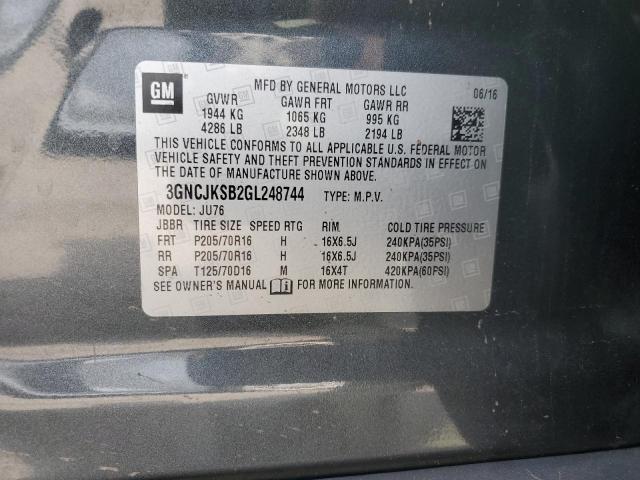 2016 CHEVROLET TRAX LS - 3GNCJKSB2GL248744