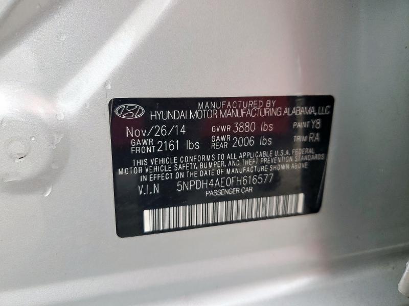 2015 HYUNDAI ELANTRA SE - 5NPDH4AE0FH616577