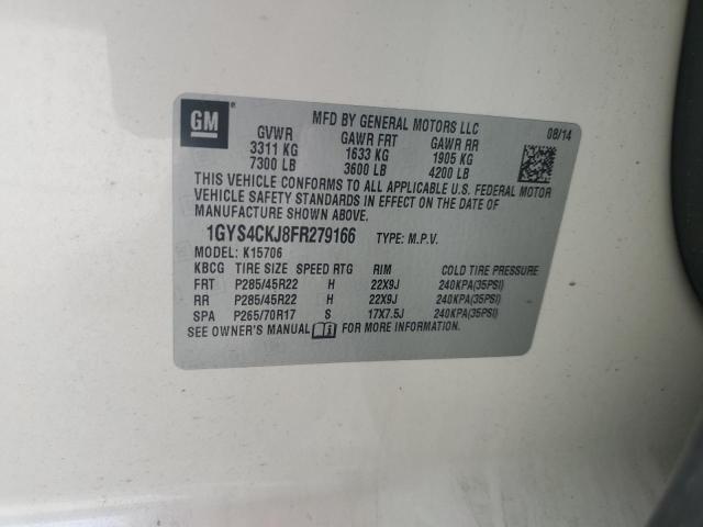 2015 CADILLAC ESCALADE P - 1GYS4CKJ8FR279166