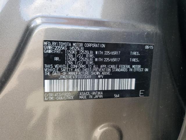 2015 TOYOTA RAV4 LE - JTMZFREV3FD073069