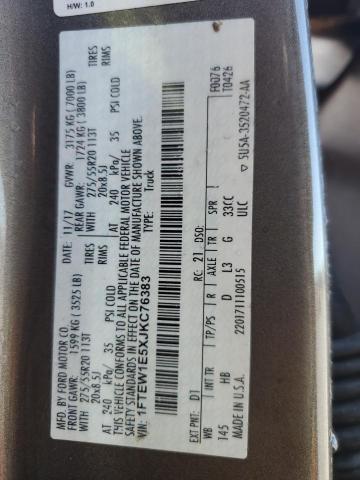 2018 FORD F150 SUPER - 1FTEW1E5XJKC76383