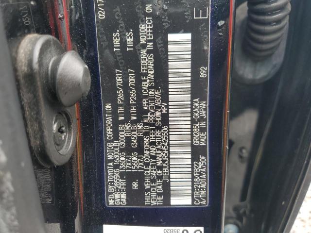 2017 TOYOTA 4RUNNER SR - JTEBU5JR5H5425506