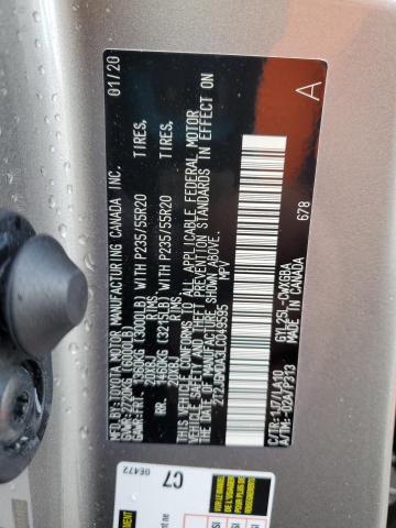 2020 LEXUS RX 450H 2T2JGMDA3LC049595