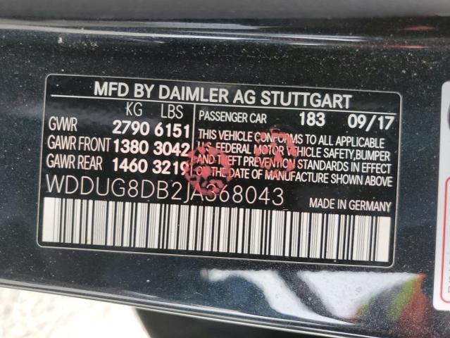 2018 MERCEDES-BENZ S 560 - WDDUG8DB2JA368043