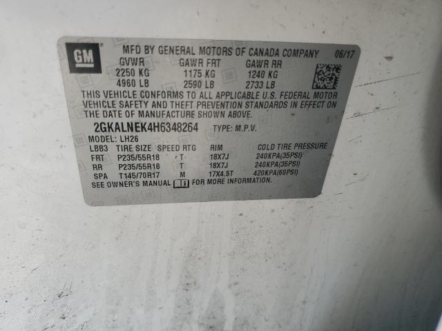 2017 GMC TERRAIN SL - 2GKALNEK4H6348264