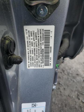 2019 HONDA INSIGHT EX - 19XZE4F5XKE018339