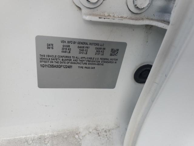 2016 CHEVROLET MALIBU LIM - 1G11C5SA5GF122481