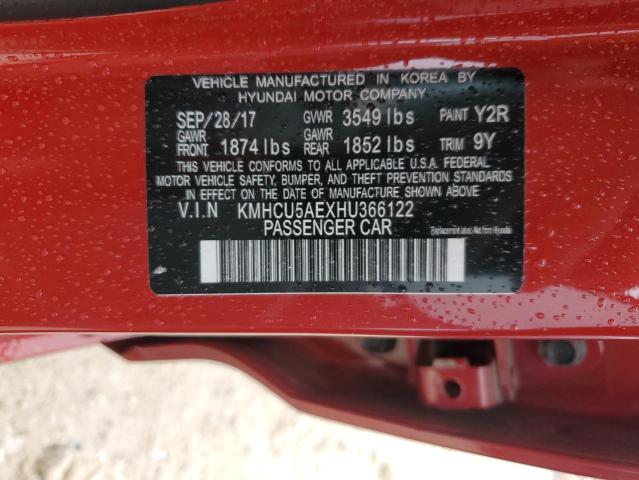 2017 HYUNDAI ACCENT SPO - KMHCU5AEXHU366122