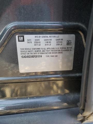 2016 BUICK LACROSSE S 1G4G45G39GF281914