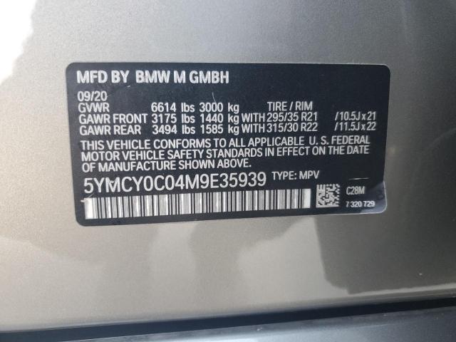2021 BMW X6 M - 5YMCY0C04M9E35939