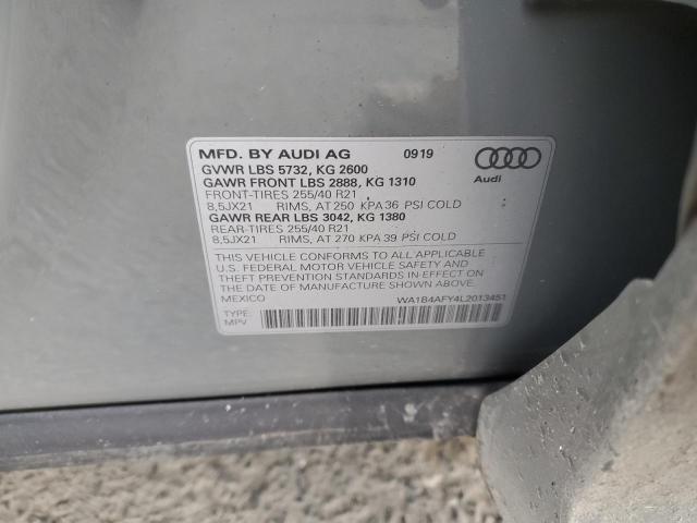 2020 AUDI SQ5 PREMIU WA1B4AFY4L2013451