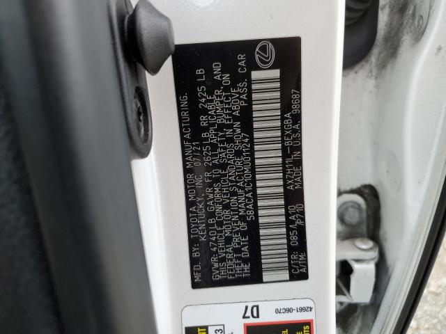 2021 LEXUS ES 300H BA 58ACA1C10MU011247