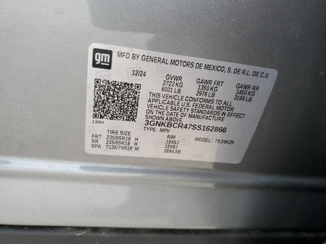 2025 CHEVROLET BLAZER 2LT 3GNKBCR47SS162866