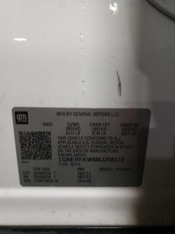 2021 CHEVROLET TRAVERSE L - 1GNERFKW5MJ208172