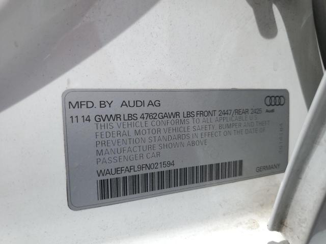 2015 AUDI A4 PREMIUM - WAUEFAFL9FN021594