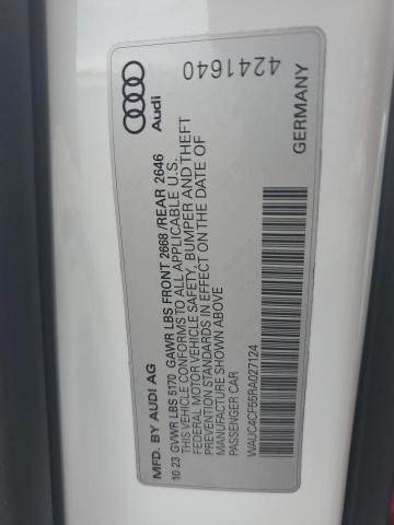 2024 AUDI S5 PREMIUM WAUC4CF55RA027124