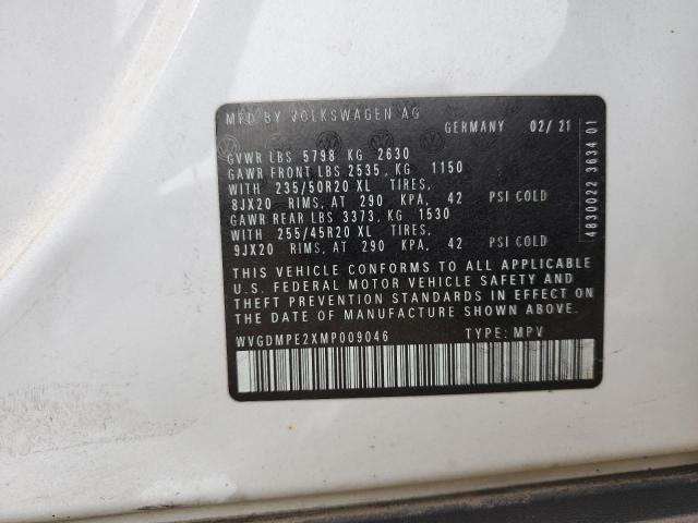 2021 VOLKSWAGEN ID.4 FIRST WVGDMPE2XMP009046