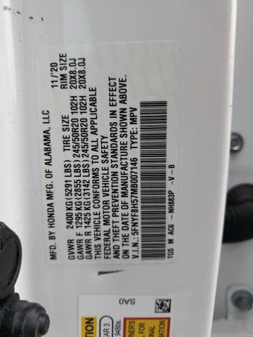 2021 HONDA PASSPORT E - 5FNYF8H57MB007146