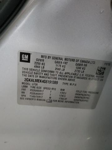 2016 GMC TERRAIN SL - 2GKALMEK4G6191389